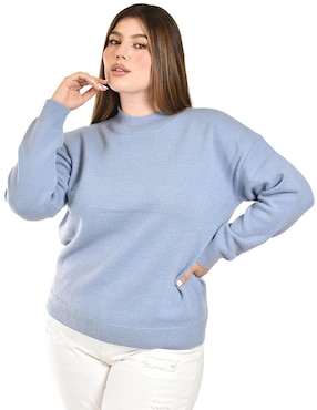 Suéter Roman Fashion cuello redondo para mujer