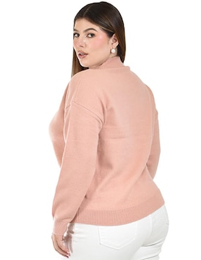 Suéter Roman Fashion cuello redondo para mujer