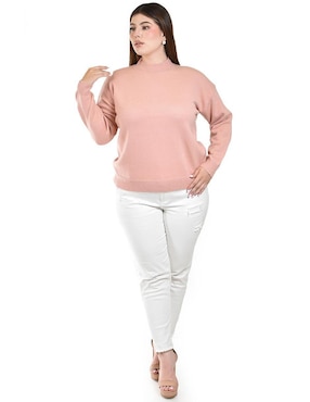 Suéter Roman Fashion cuello redondo para mujer