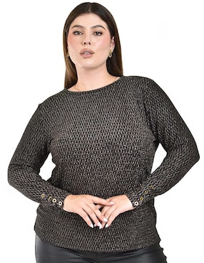 Blusa Roman Fashion manga larga para mujer