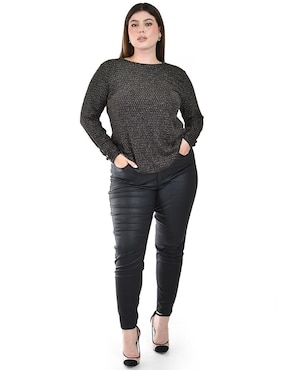 Blusa Roman Fashion manga larga para mujer