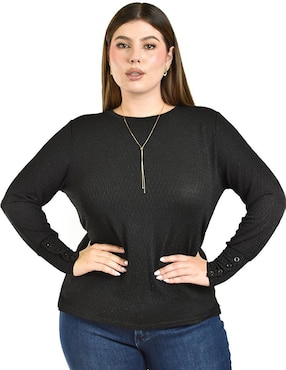 Blusa Roman Fashion manga larga para mujer