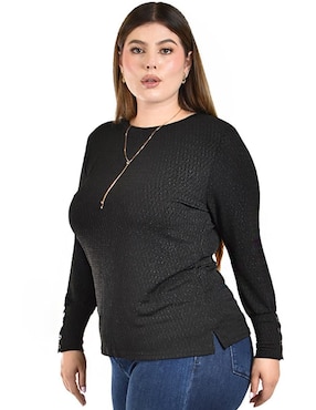 Blusa Roman Fashion manga larga para mujer