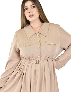 Vestido midi casual Roman fashion para mujer