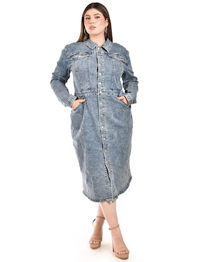 Vestido midi casual Roman Fashion para mujer