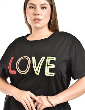 Blusa Roman Fashion manga corta para mujer