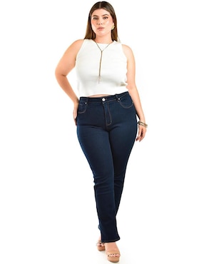 Jeans straight Roman Fashion para mujer