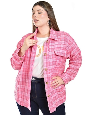 Blusa camisera Roman Fashion manga larga para mujer