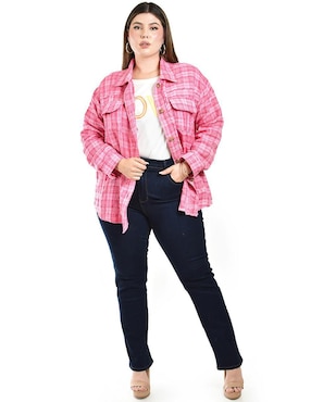 Blusa camisera Roman Fashion manga larga para mujer