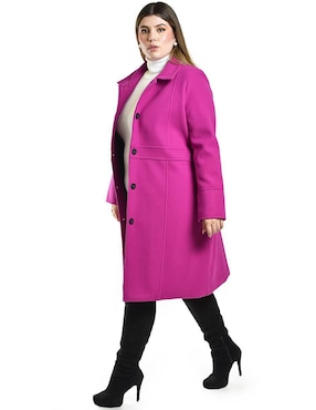 Abrigo Roman Fashion abierto para mujer