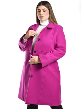 Abrigo Roman Fashion abierto para mujer