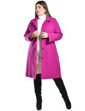 Abrigo Roman Fashion abierto para mujer
