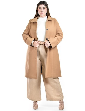 Abrigo Roman Fashion abierto para mujer