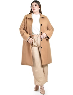 Abrigo Roman Fashion abierto para mujer