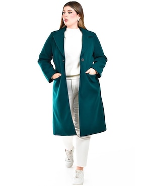 Abrigo Roman Fashion abierto para mujer