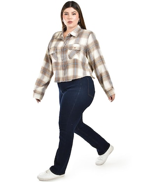 Blusa camisera Roman Fashion manga larga para mujer