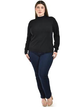 Blusa Roman Fashion manga larga para mujer