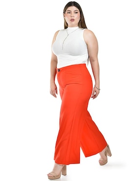 Pantalón de vestir Roman Fashion wide leg para mujer