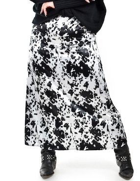 Falda larga Roman Fashion cintura alta