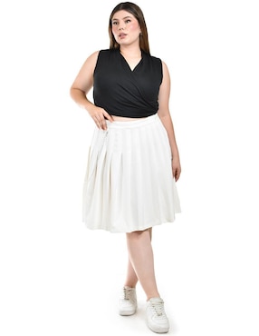 Falda corta Roman Fashion a la cintura