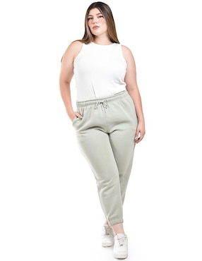 Pants regular Roman Fashion con elástico para mujer