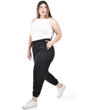 Pants regular Roman Fashion con elástico para mujer