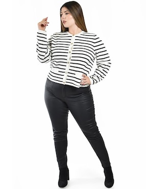 Suéter Roman Fashion cuello redondo para mujer