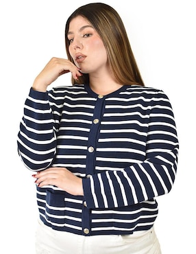Suéter Roman Fashion cuello redondo para mujer