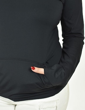Sudadera con bolsa canguro Roman Fashion para mujer