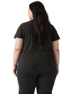 Playera manga corta Levi's cuello redondo para mujer