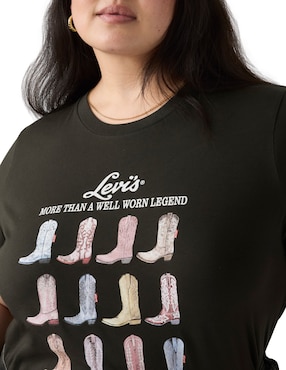 Playera manga corta Levi's cuello redondo para mujer