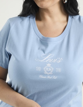 Playera manga corta Levi's cuello redondo para mujer