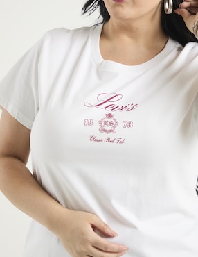 Playera manga corta Levi's cuello redondo para mujer