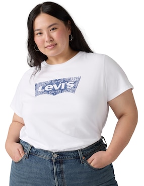 Playera manga corta Levi's cuello redondo para mujer