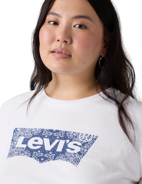 Playera manga corta Levi's cuello redondo para mujer