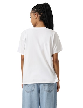 Playera manga corta Levi's cuello redondo para mujer