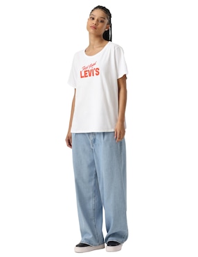 Playera manga corta Levi's cuello redondo para mujer