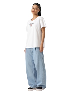 Playera manga corta Levi's cuello redondo para mujer