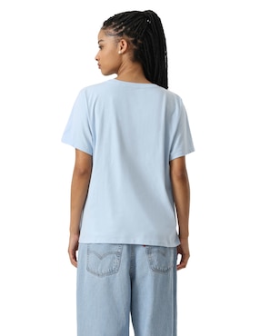 Playera manga corta Levi's cuello redondo para mujer