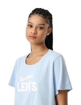 Playera manga corta Levi's cuello redondo para mujer