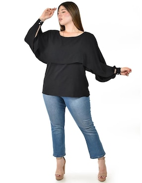 Blusa Roman Fashion manga larga para mujer