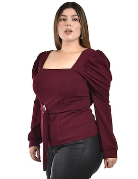 Blusa Roman Fashion manga larga para mujer