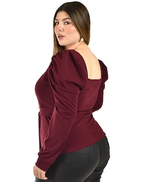 Blusa Roman Fashion manga larga para mujer