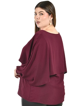 Blusa Roman Fashion manga larga para mujer