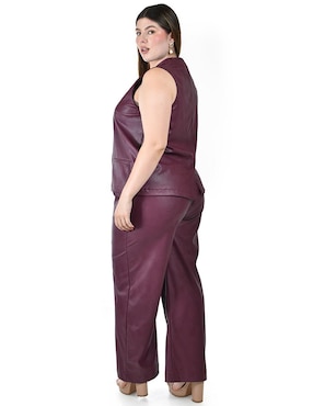 Pantalón de vestir Roman Fashion straight para mujer