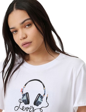 Playera manga corta Levi's cuello redondo para mujer