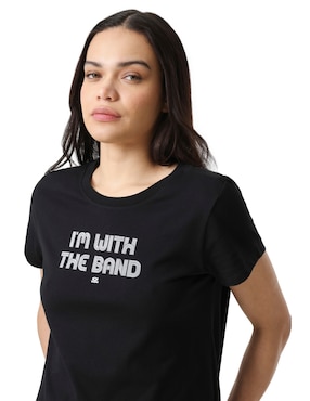 Playera manga corta Levi's cuello redondo para mujer