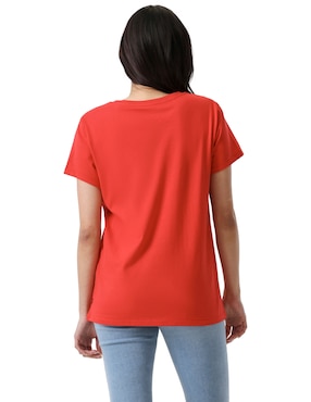 Playera manga corta Levi's cuello redondo para mujer