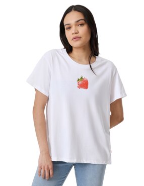 Playera manga corta Levi's cuello redondo para mujer