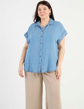 Blusa Biography manga corta para mujer